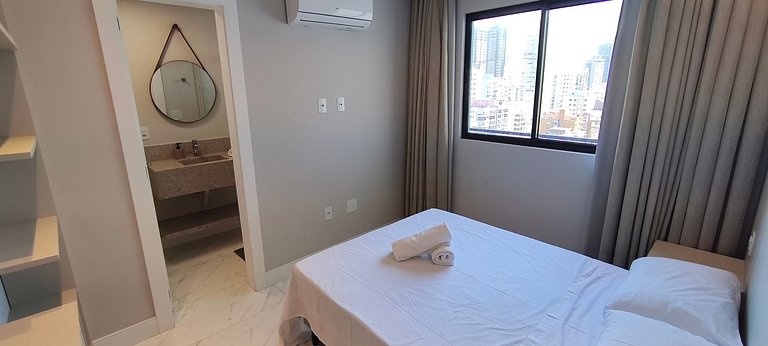 3 suítes, novo, hidro, varanda gourmet e vista mar