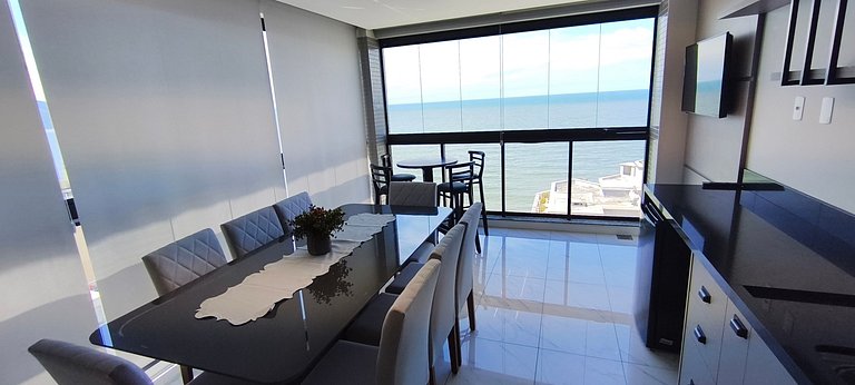 3 suítes, novo, hidro, varanda gourmet e vista mar