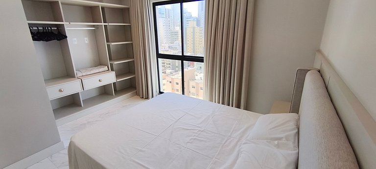 3 suítes, novo, hidro, varanda gourmet e vista mar