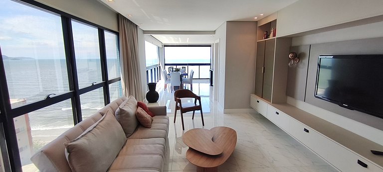 3 suítes, novo, hidro, varanda gourmet e vista mar