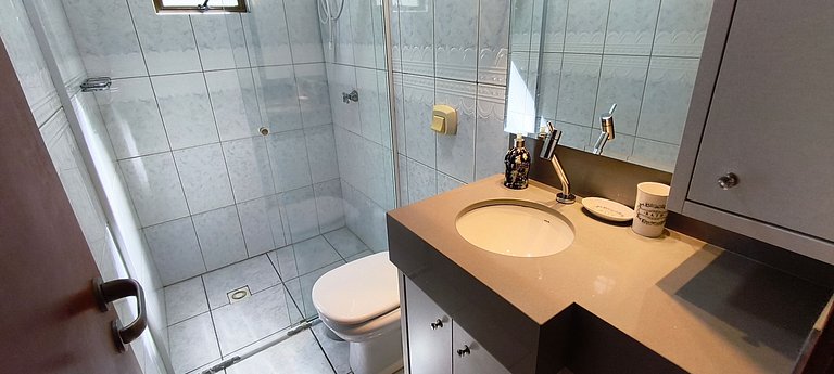 Quadra-mar com vista, 3 quartos, 2 vagas