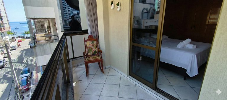 Quadra-mar com vista, 3 quartos, 2 vagas