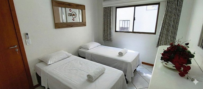 Quadra-mar com vista, 3 quartos, 2 vagas