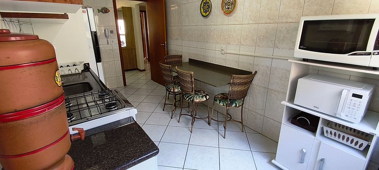 Quadra-mar com vista, 3 quartos, 2 vagas