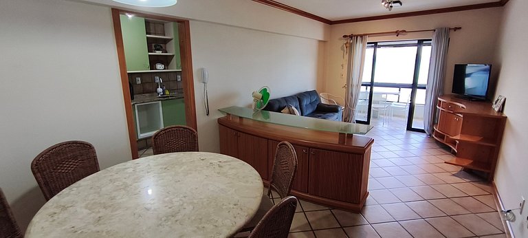 Beira-mar Perequê, vista mar, 3 quartos