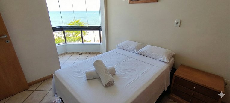 Beira-mar Perequê, vista mar, 3 quartos