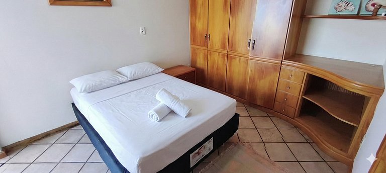 Beira-mar Perequê, vista mar, 3 quartos