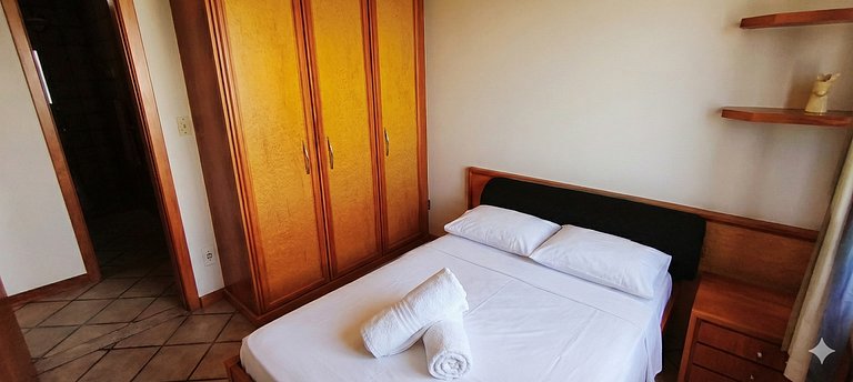 Beira-mar Perequê, vista mar, 3 quartos