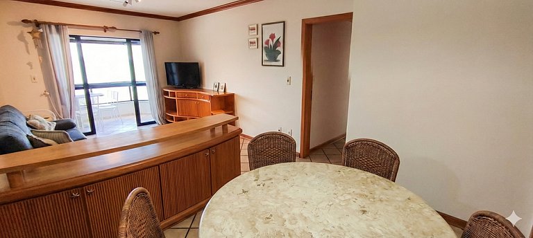 Beira-mar Perequê, vista mar, 3 quartos