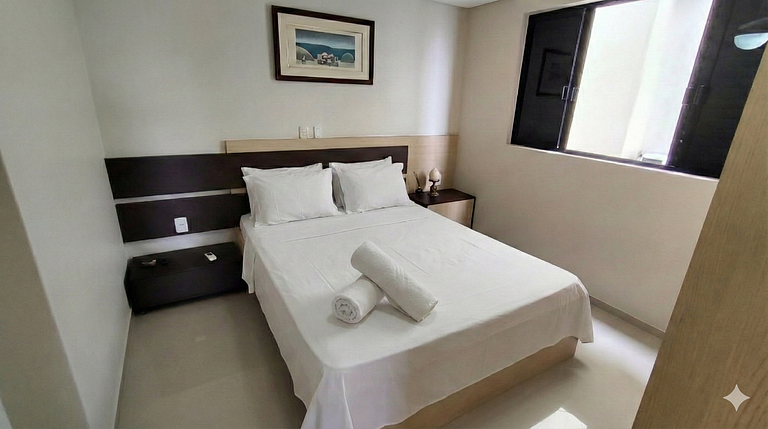 Cobertura beira‑mar, vista panorâmica, 4 quartos