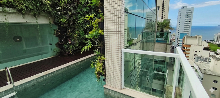 Cobertura Duplex Luxo com Piscina e Jardim