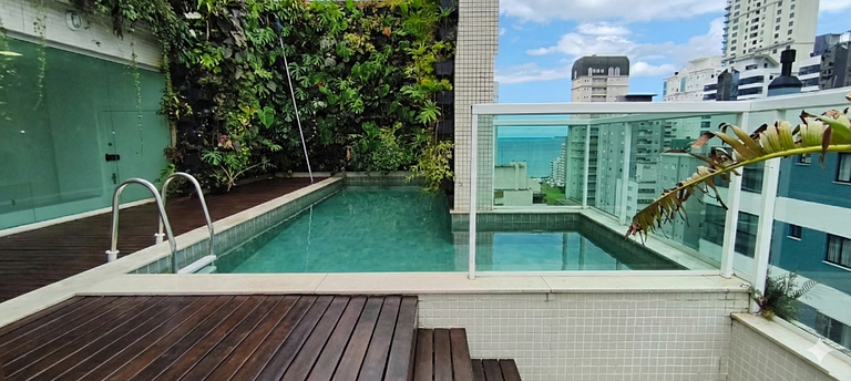 Cobertura Duplex Luxo com Piscina e Jardim